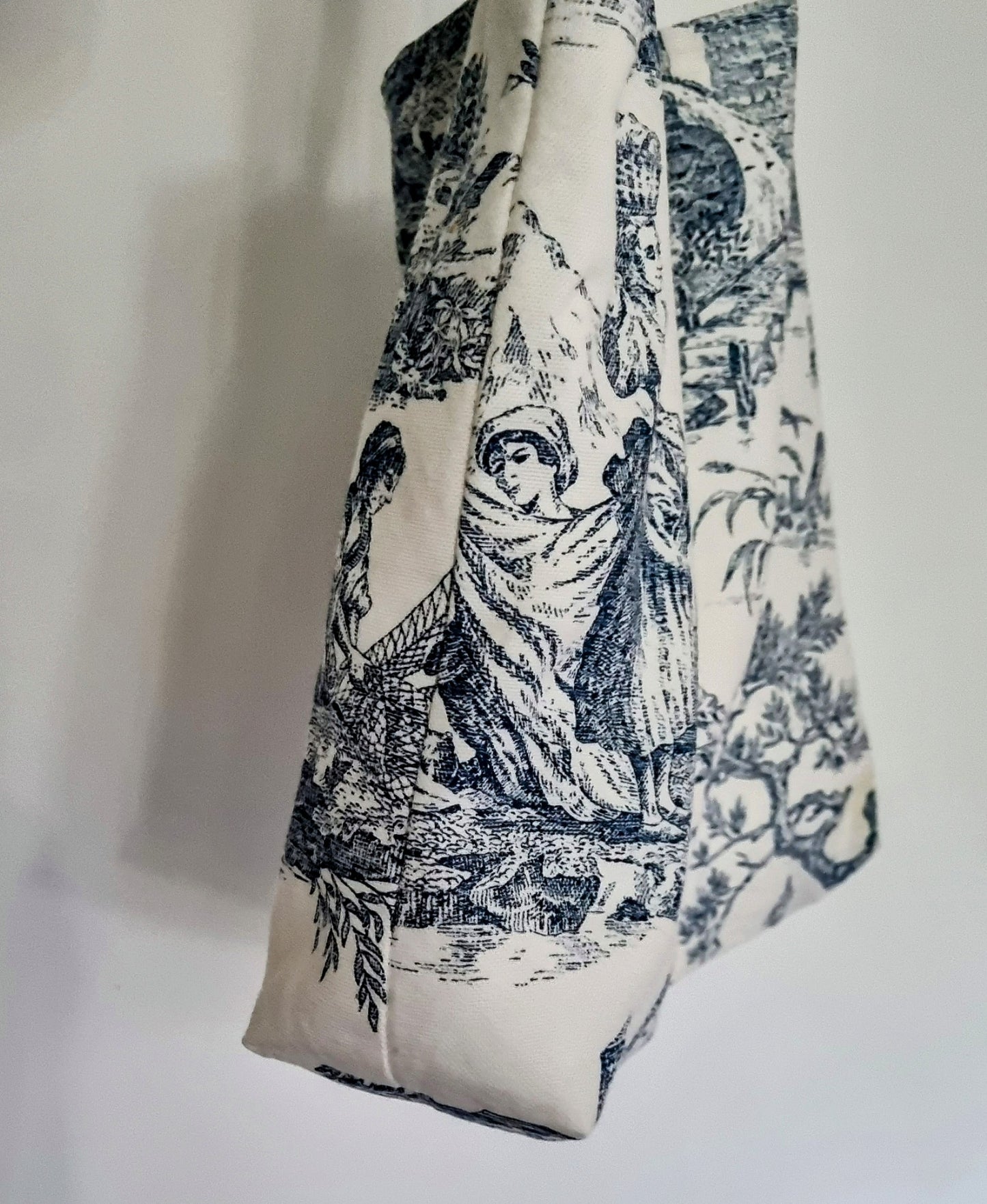 Sac cabas toile de Jouy