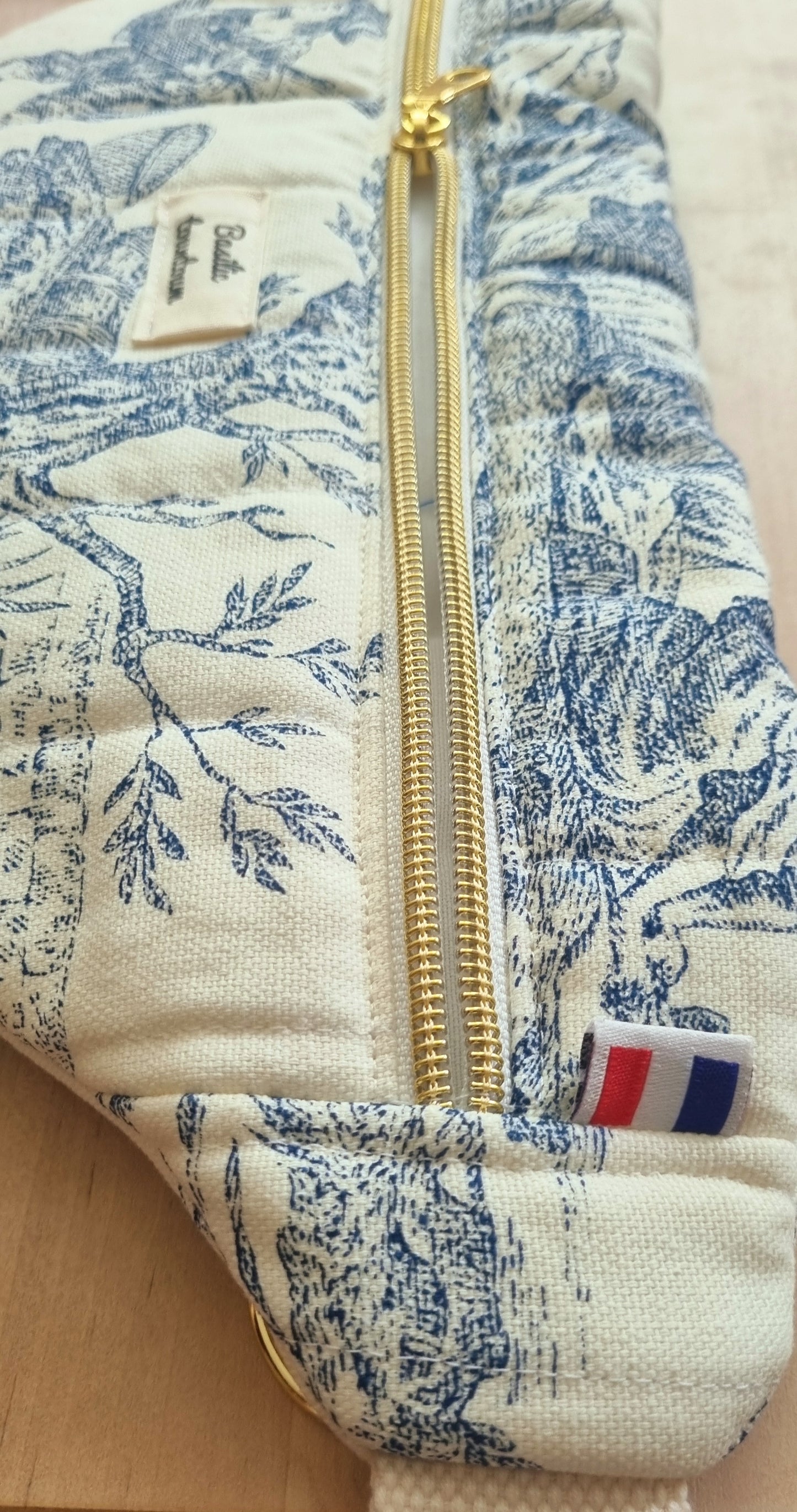 Banane matelassée toile de Jouy