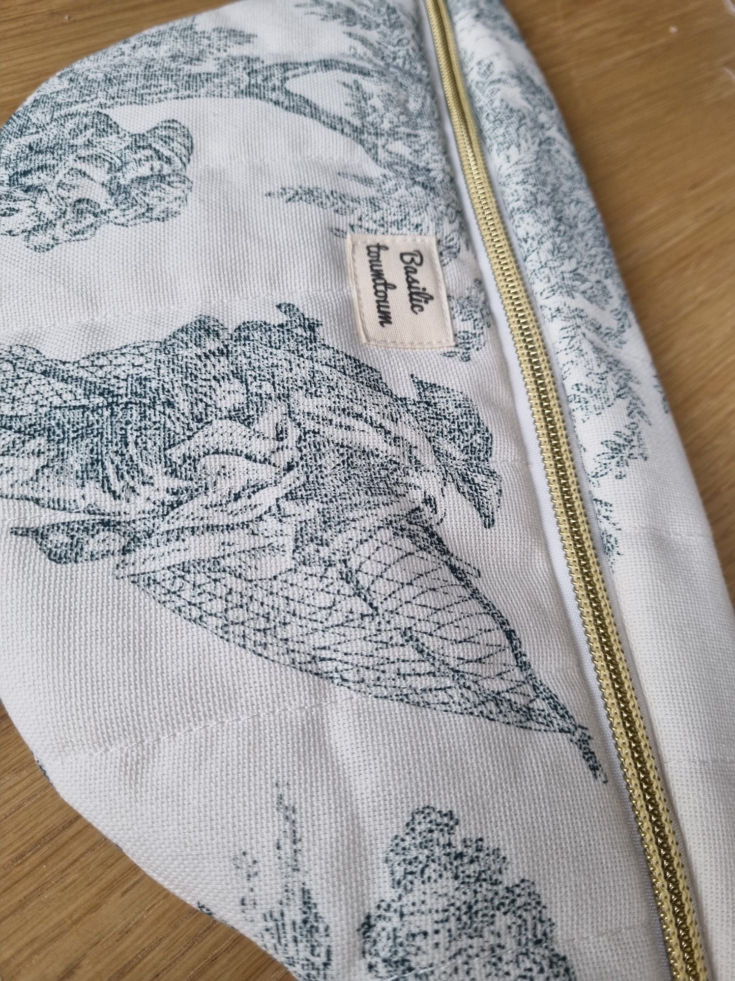 Banane matelassée toile de Jouy
