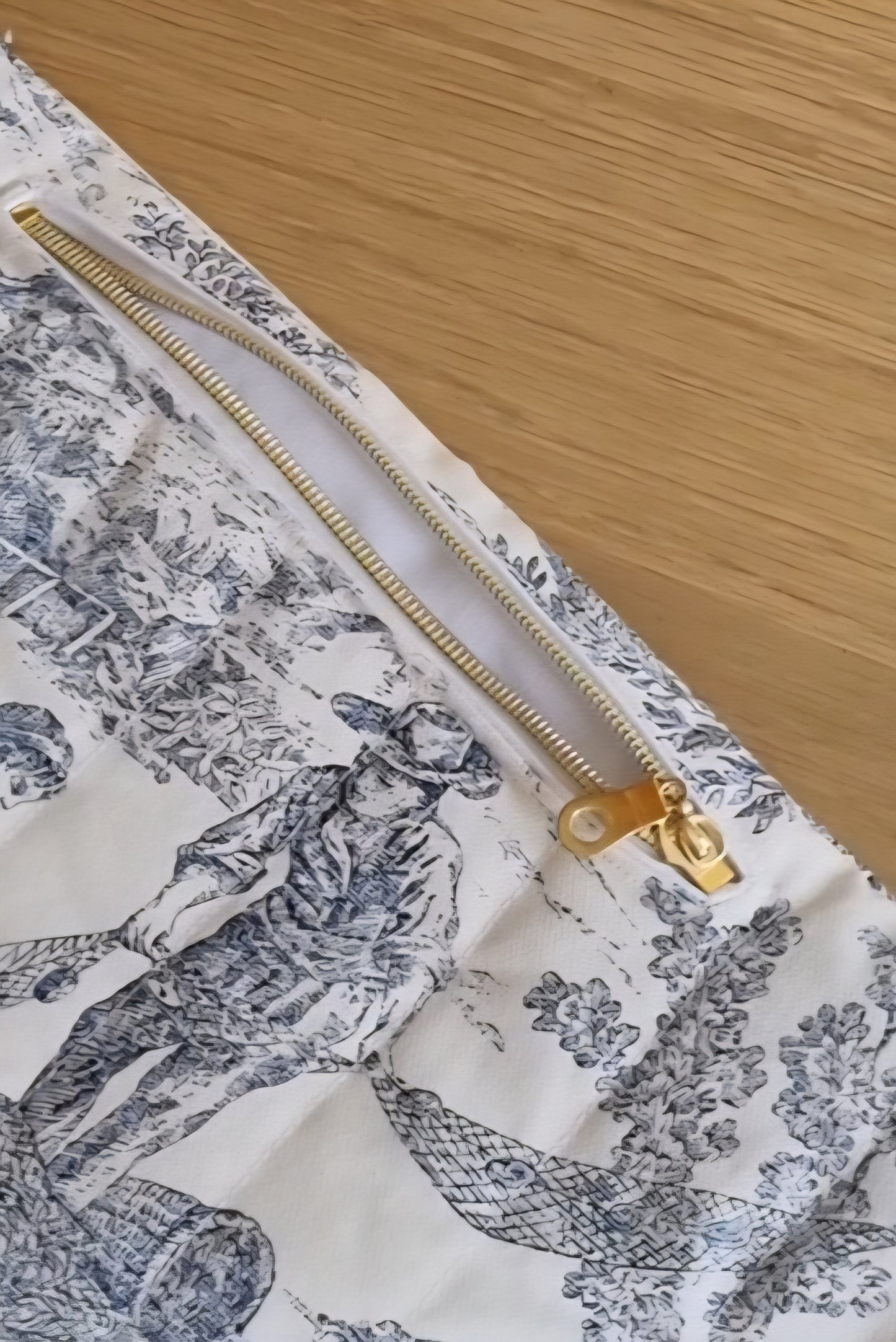 Banane matelassée toile de Jouy