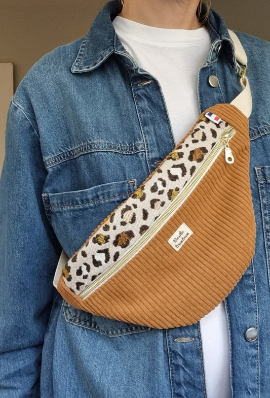 Banane leopard / velours côtelé-édition limité.