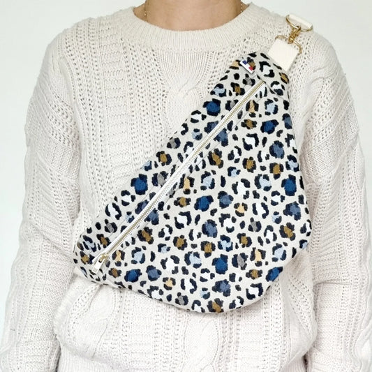 Banane jacquard imprimé leopard -édition limité.