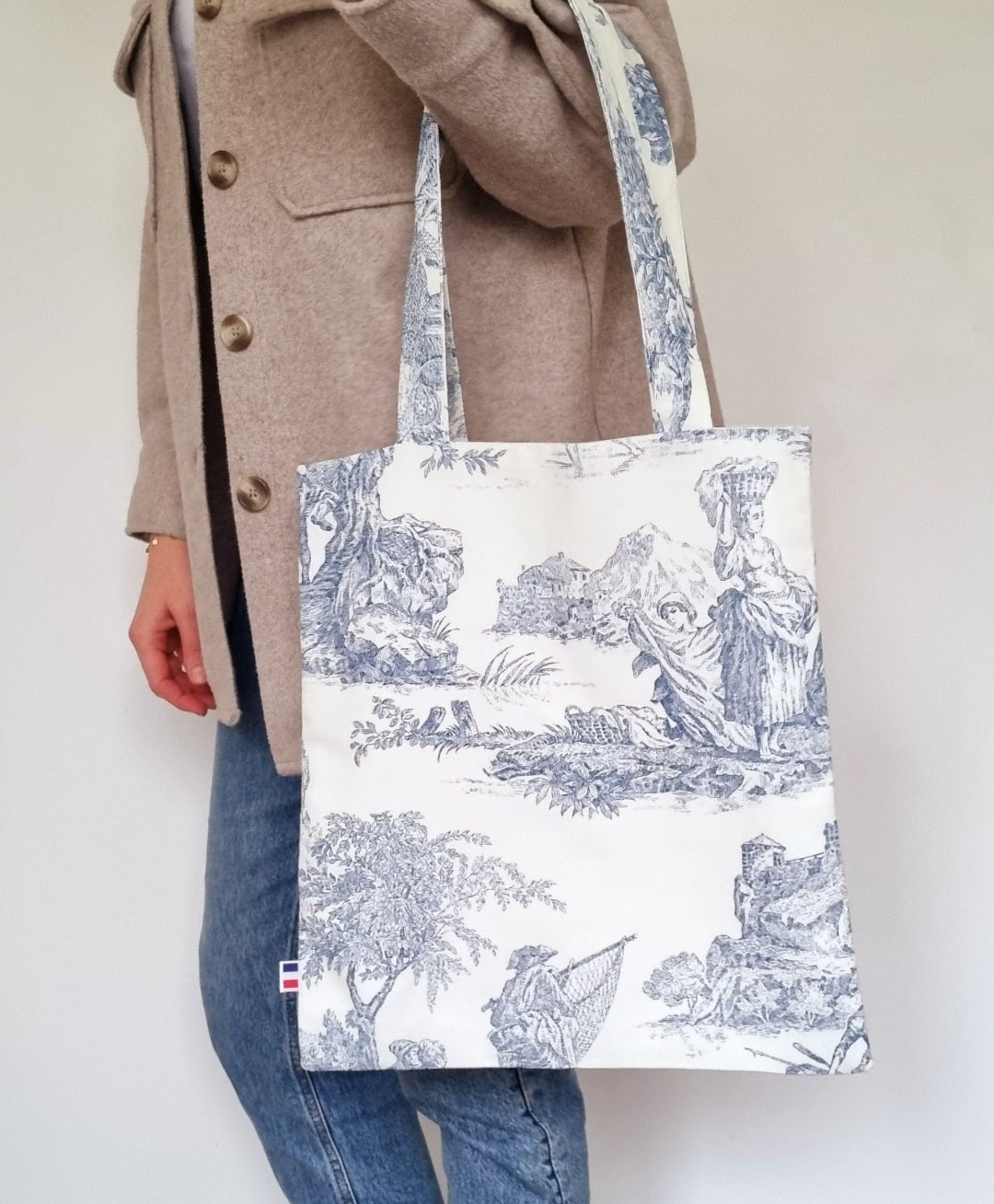 Tote bag Toile de Jouy