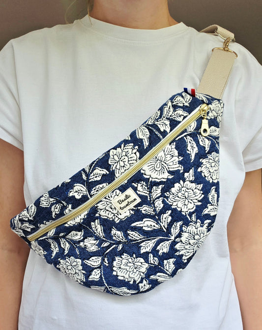 Sac banane jacquard – Poche intérieure
