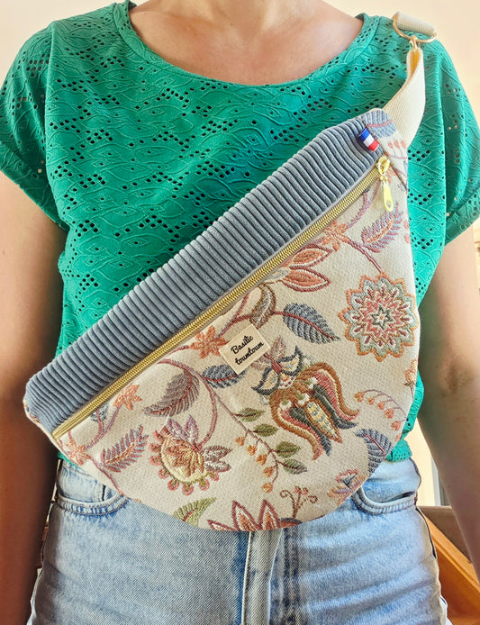 Sac banane jacquard – Poche intérieure